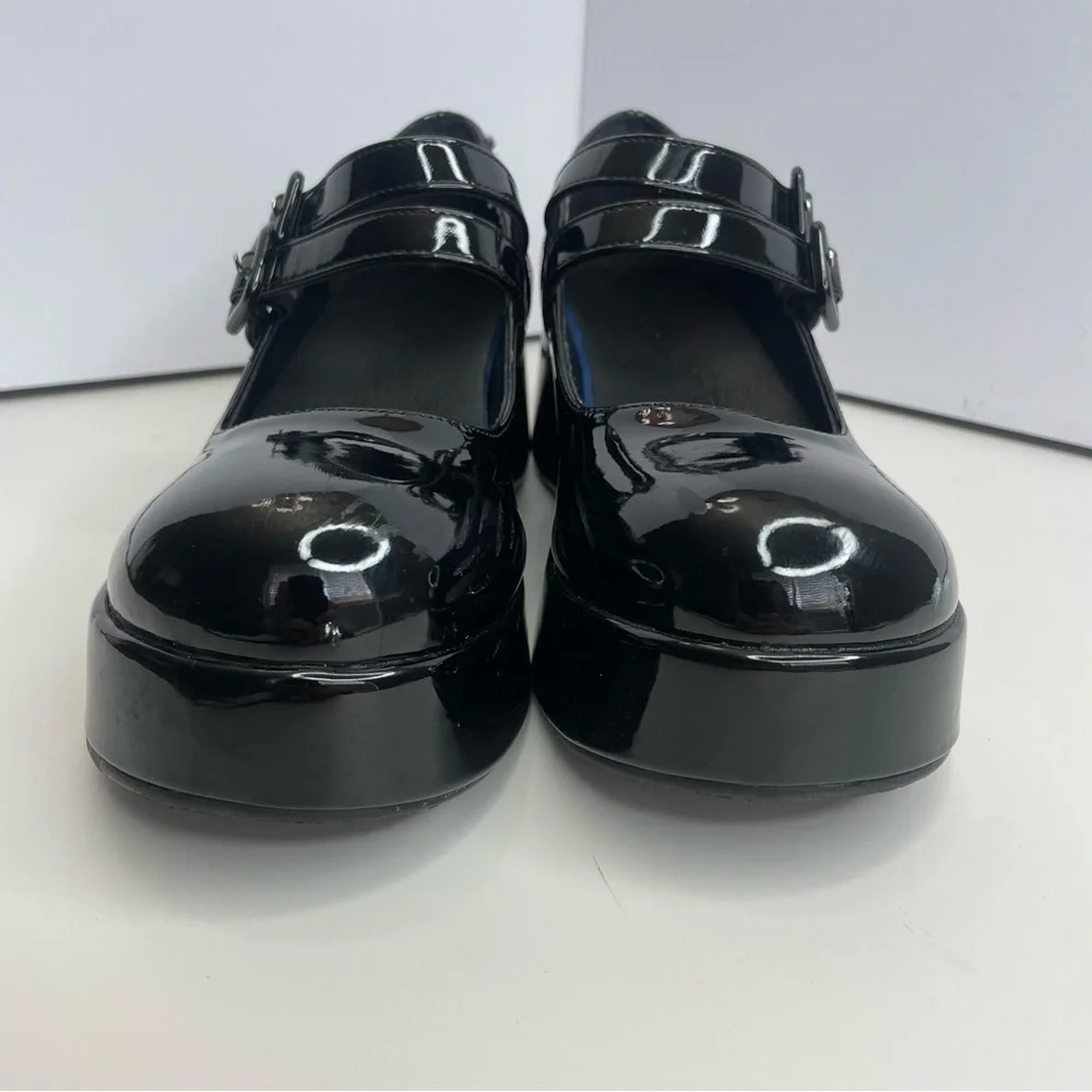 Black Platform Mary Jane Shoes - Picture 6 of 10